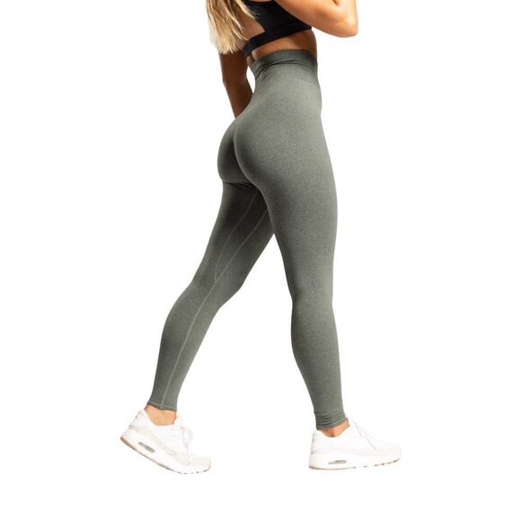 P’tula Bareform Ivy Green Leggings XS | High Rise 26” Yoga Pants Stretch - Picture 2 of 7